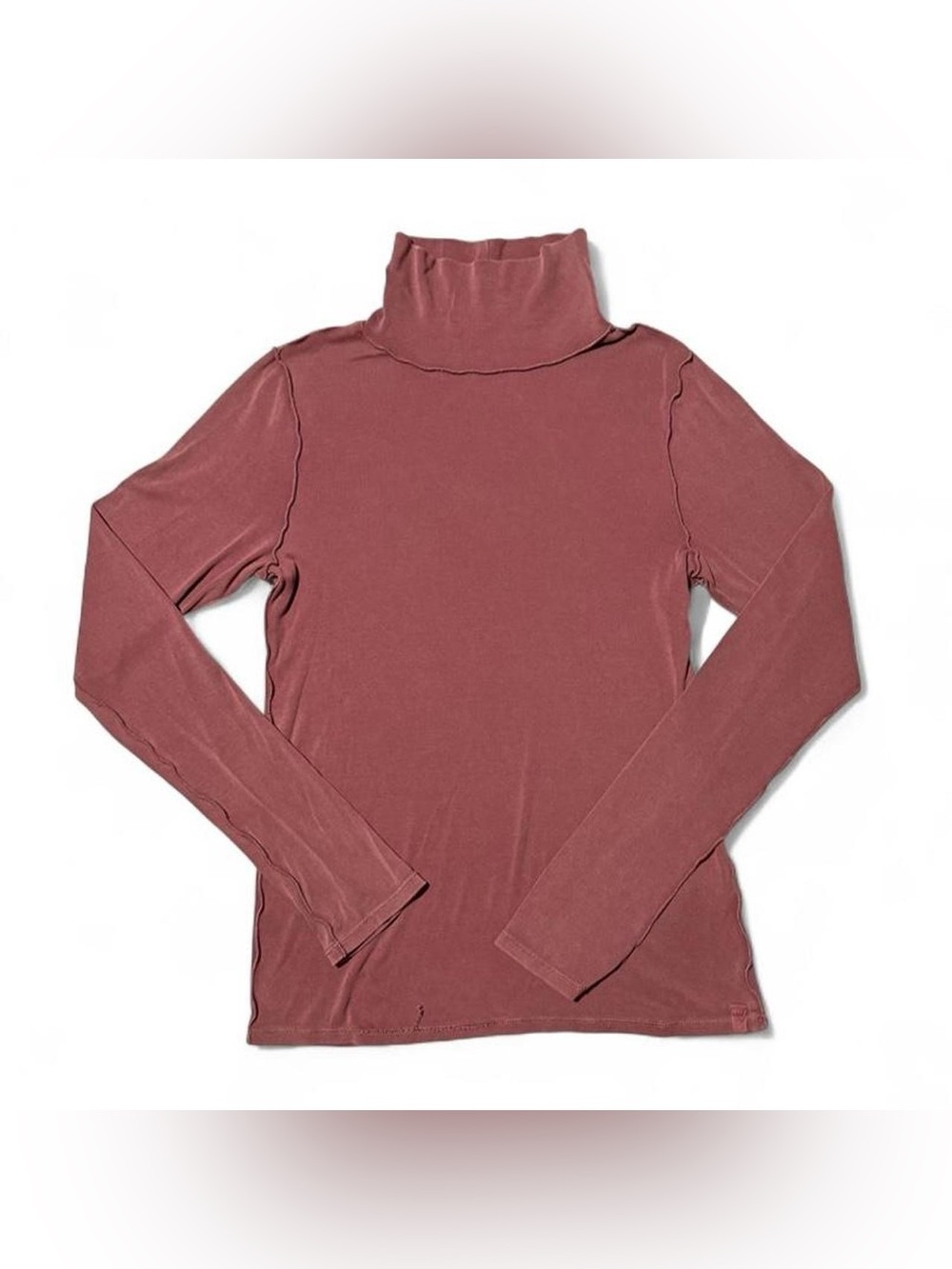We The Free Rosewood Turtleneck Long Sleeve Top